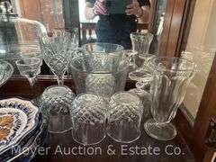 Contents of China Cabinet: Figural Salt and Pepper Shakers, Serving-ware, Etc.