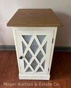 Single Door End Table, 14"x18"x26"h