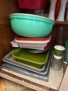 Contents of Kitchen, Dishes, Tupperware, Flatware, Cooking Utensils, Serving-ware, Etc.