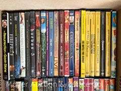 Group of DVDs and Books, Religious, Children’s, Etc.
