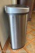 NineStars Stainless Trash/Recycling Can, 26"h