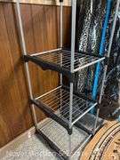 Clothes Rack with Shelves, 46"x19"x68"h