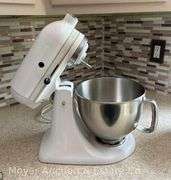 Kitchen Aid Artisan Stand Mixer, with Ice Cream Attachment