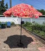 Umbrella with Weighted Stand