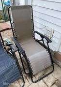 Group of Folding Patio Lounge Chairs, See Photos for Condition and Fading