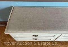4 Drawer Storage Bench, with Cushion, 54"x16"x21"h