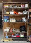 Metro Style Rolling Rack Shelving, 48"x18"x75"h