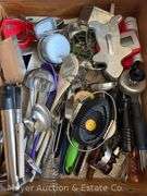 Contents of Kitchen, Dishes, Tupperware, Flatware, Cooking Utensils, Serving-ware, Etc.