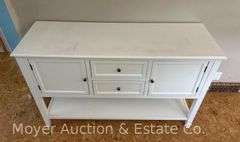 White Buffet, 56"x18"x36"h