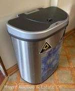 NineStars Stainless Trash/Recycling Can, 26"h