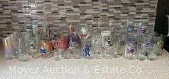 Group of Bar Glasses and Stemware