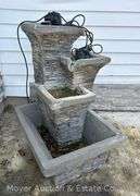 Garden Fountain, Composite, 34"h