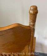 Pressed Back Captains Dining Chair