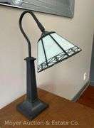 Stained Glass Table Lamp, 24"h