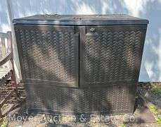 Brown Poly Storage Cabinet, 48"x30"x41"h