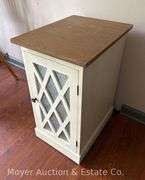 Single Door End Table, 14"x18"x26"h