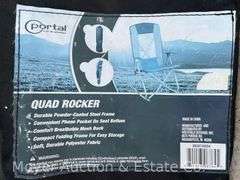 Group of Folding Patio Lounge Chairs, See Photos for Condition and Fading