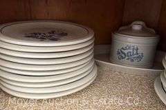 (54) Pieces of Pfaltzgraff  "Yorktowne" Dinnerware