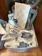 Group of Cleaning Supplies, Rags, Etc,