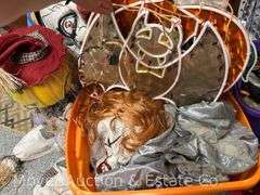 Group of Halloween and Fall Decor