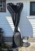 Propane Patio Heater with Propane Tank and Cover, 84"h