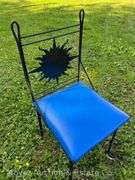 Teena Originals 'Sunburst' Chair, Vintage, Metal Frame