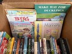Group of DVDs and Books, Religious, Children’s, Etc.