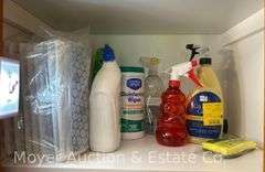 Group of Cleaning Supplies, Rags, Etc,