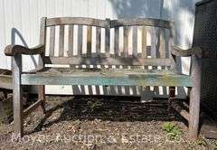 Wood Porch Bench, 48"w