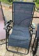 Group of Folding Patio Lounge Chairs, See Photos for Condition and Fading