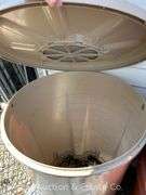 Poly Rain Barrel, 34"h