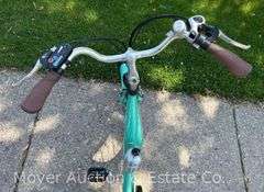 Bintelli Women's E-Bike with Charger, New Helmet, and Seat Cover