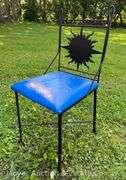 Teena Originals 'Sunburst' Chair, Vintage, Metal Frame
