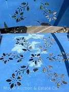(3) Piece Metal Patio Set, Table is 30"w