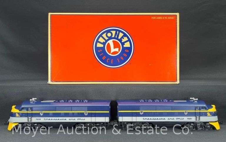Lionel No. 38144 C&O F3 "AA" Diesel Locomotive Set, with Original Boxes image