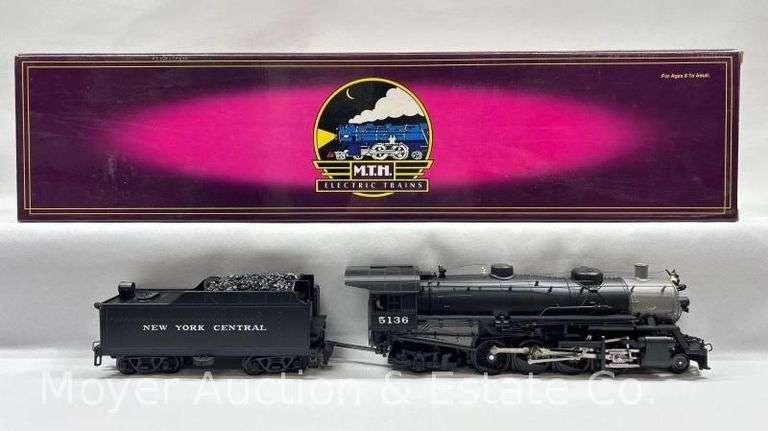 MTH New York Central USRA Light Mikado 2-8-2 Steam Engine, No. 3051, with Original Box image