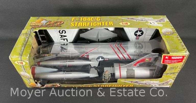 21st Century Toys F-104C/G Starfighter 1:18 Scale Plastic Airplane Model, with Original Box