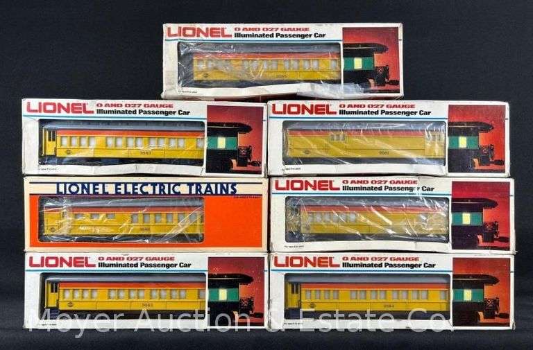 (7) Lionel Chessie Steam Special Passenger Cars, with Original Boxes image