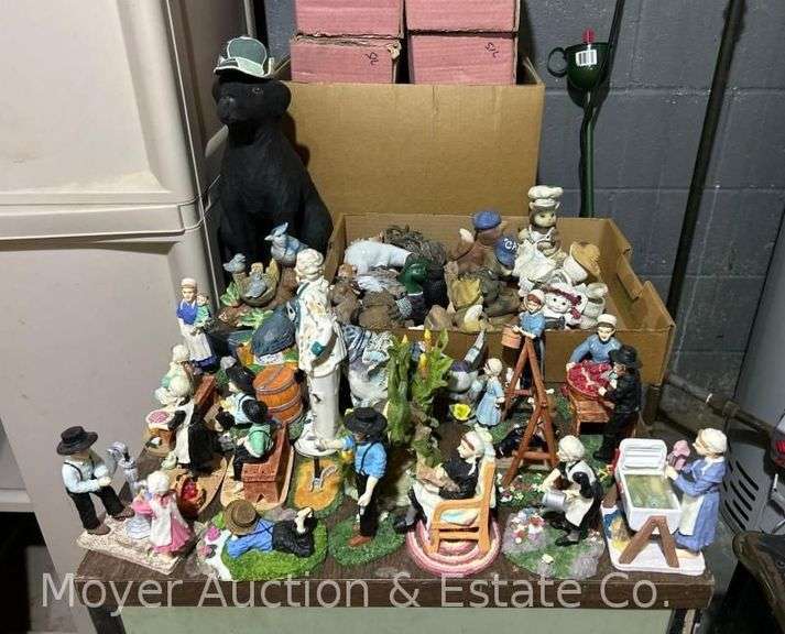 Group of Amish Figurines, Animal, Figures, Etc. image