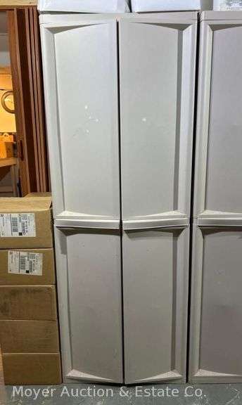 Sterlite 2 Door Poly Storage Cabinet, 26"x18"x69"h image