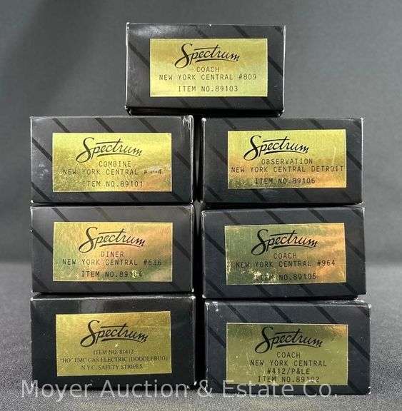 (7) Spectrum HO Scale Passenger Cars, with Original Boxes