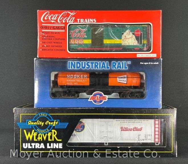 (3) Asst. O Gauge Freight Cars, with Original Boxes image