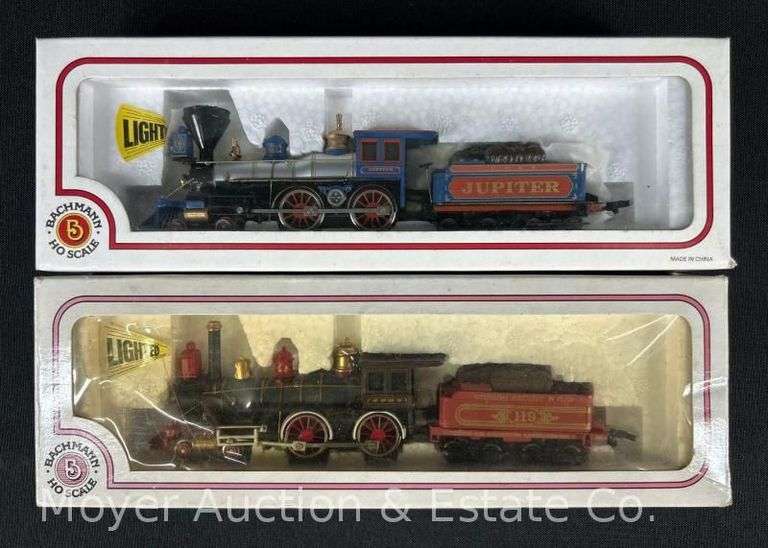 (2) Bachmann HO Scale Steam Locomotives, with Original Boxes image