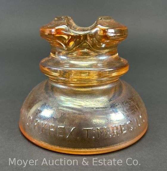 Corning Pyrex Carnival Glass Insulator (C) image