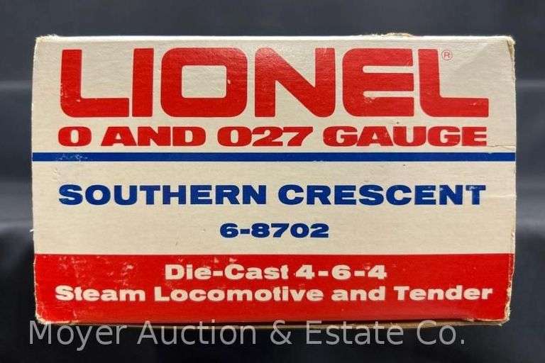 Lionel No. 8702 Southern Crescent Die Cast 4-6-4 Steam Locomotive and Tender, with Original Box