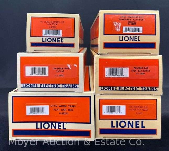 (6) Lionel Freight Cars, with Original Boxes