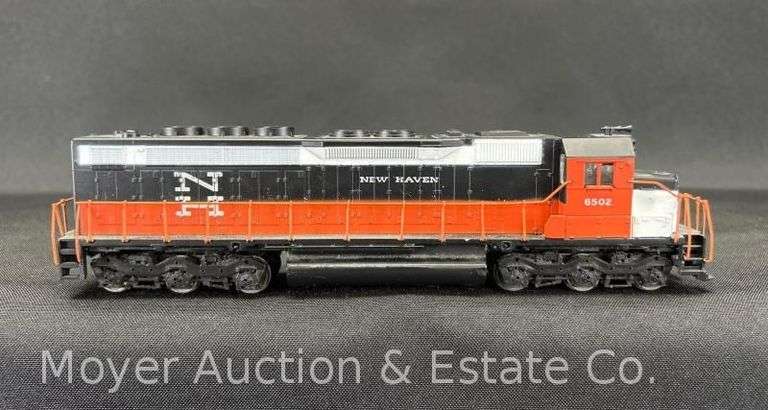 New Haven HO Scale Diesel Locomotive, with Display image