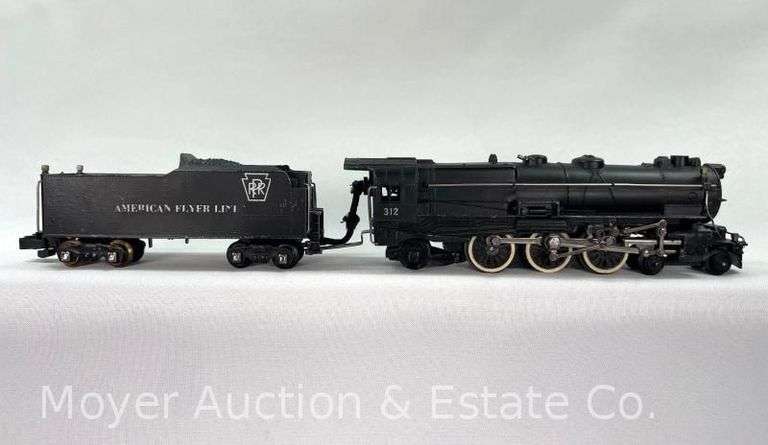 American Flyer Pennsylvania Railroad S Gauge No. 312 Steam Locomotive and Tender image