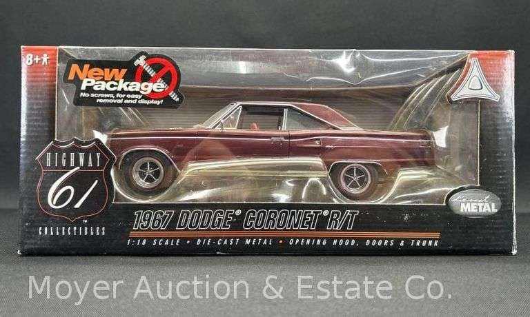 Highway 61 1967 Dodge Coronet R/T Die Cast Model Car image