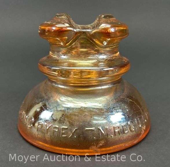 Corning Pyrex Carnival Glass Insulator (D) image